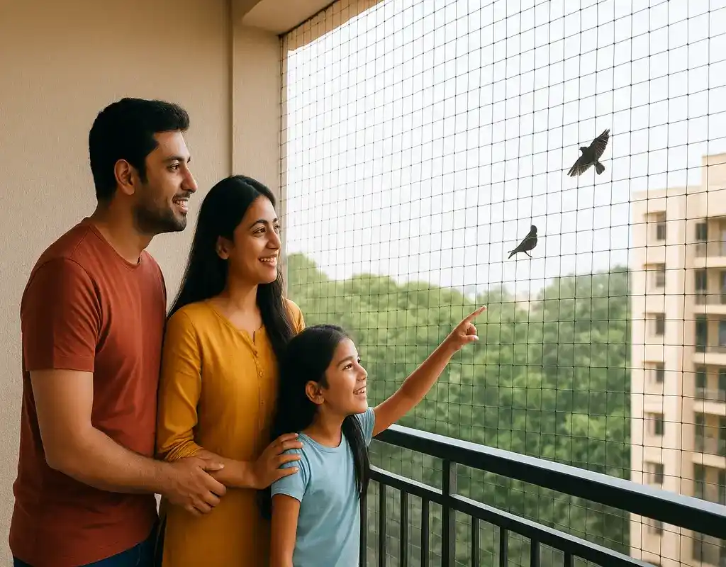 Premium Bird Net for Balcony in Brookefield and Panathur (3)