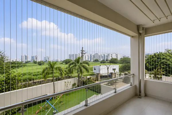 Balcony Invisible Grills Installation (2)