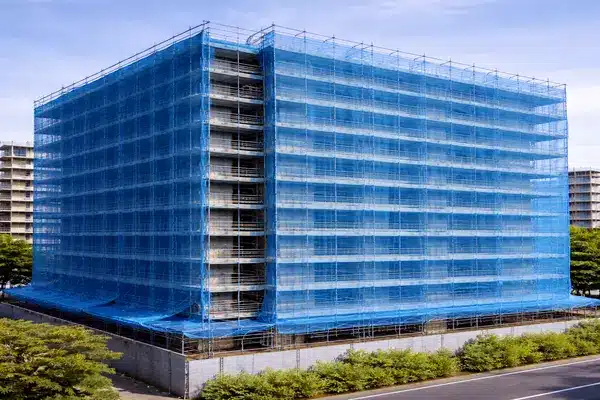 Building Covering Nets Installation