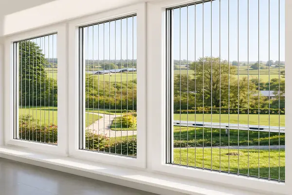 Window Invisible Grills Installation